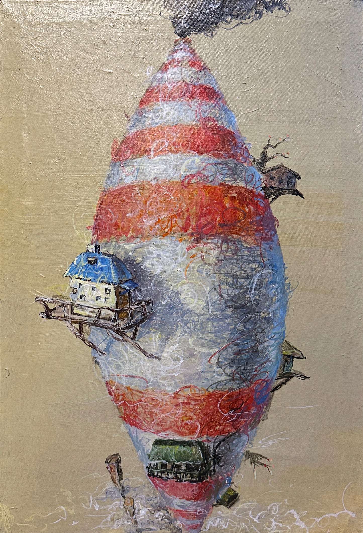 City in the air- My home in the chimney